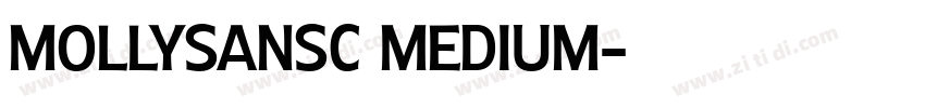 MollySansC Medium字体转换